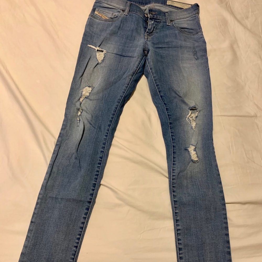 Diesel Super Slim Skinny Low-Waist Jeans